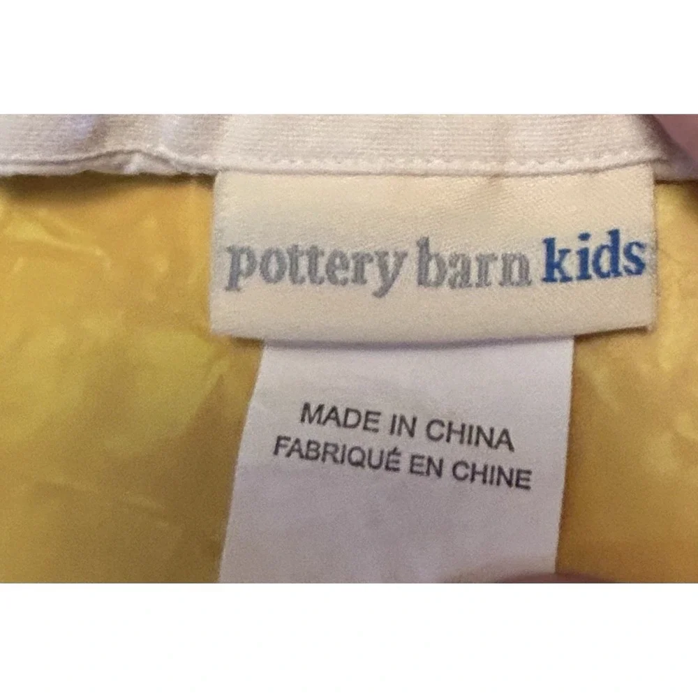 VTG Pottery Barn Valance Kids Farm Barnyard Cottagecore 49X17 Cow Chicken Pig